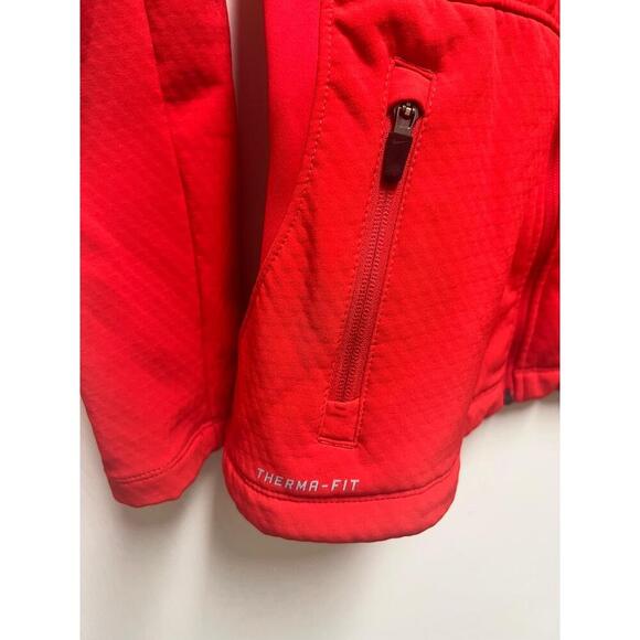 Nike Mens Size M Red Therma-Fit Full-Zip Athletic Jacket Team Logo Warm - Picture 3 of 9